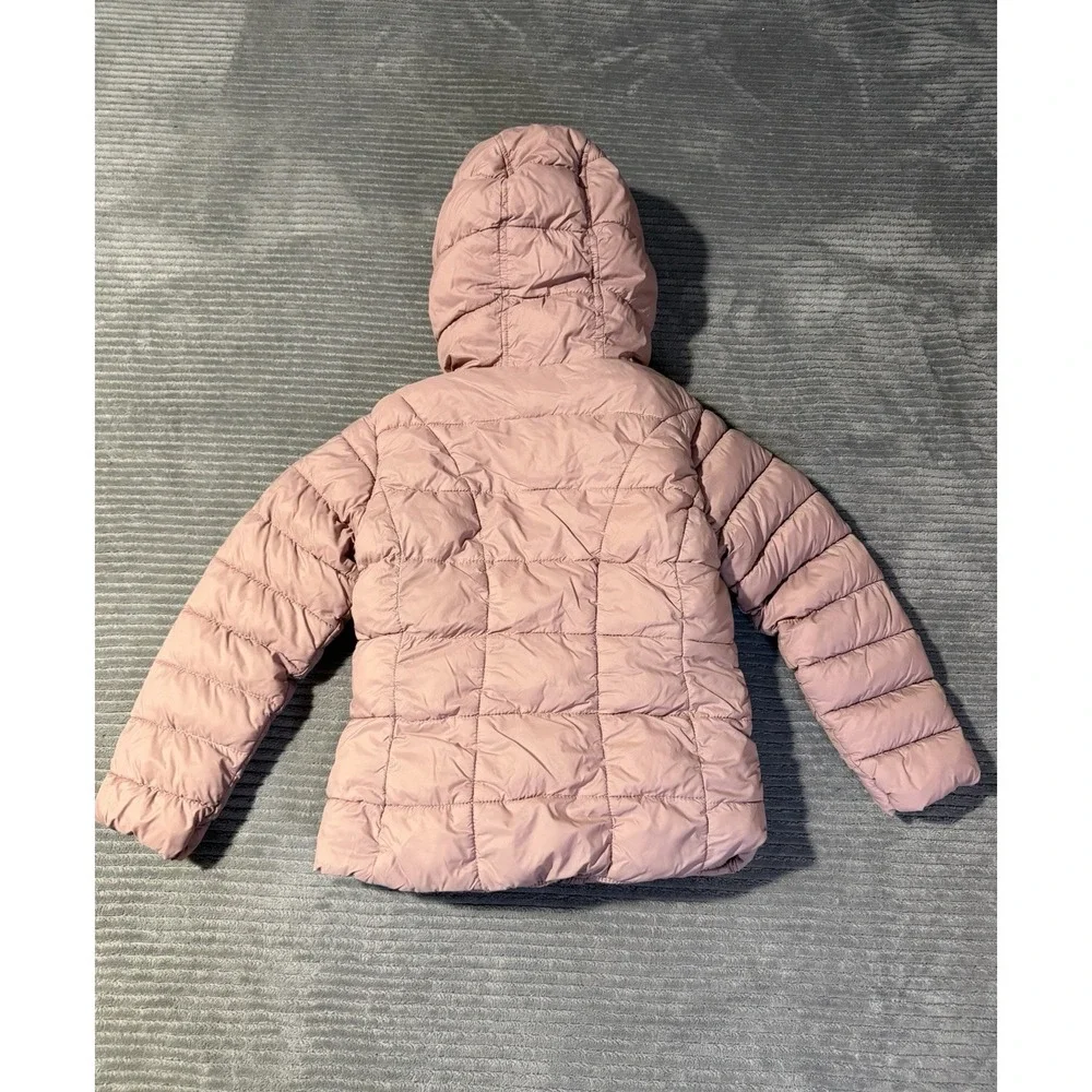Reebok Girls Pink Puffer Jacket Size 5/6